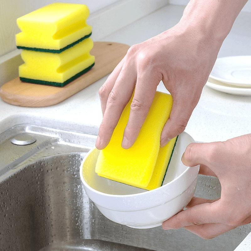 Multifunctional Kitchen Sponge For Washing Dishes Cleaning Sponge Brush  Dishwash