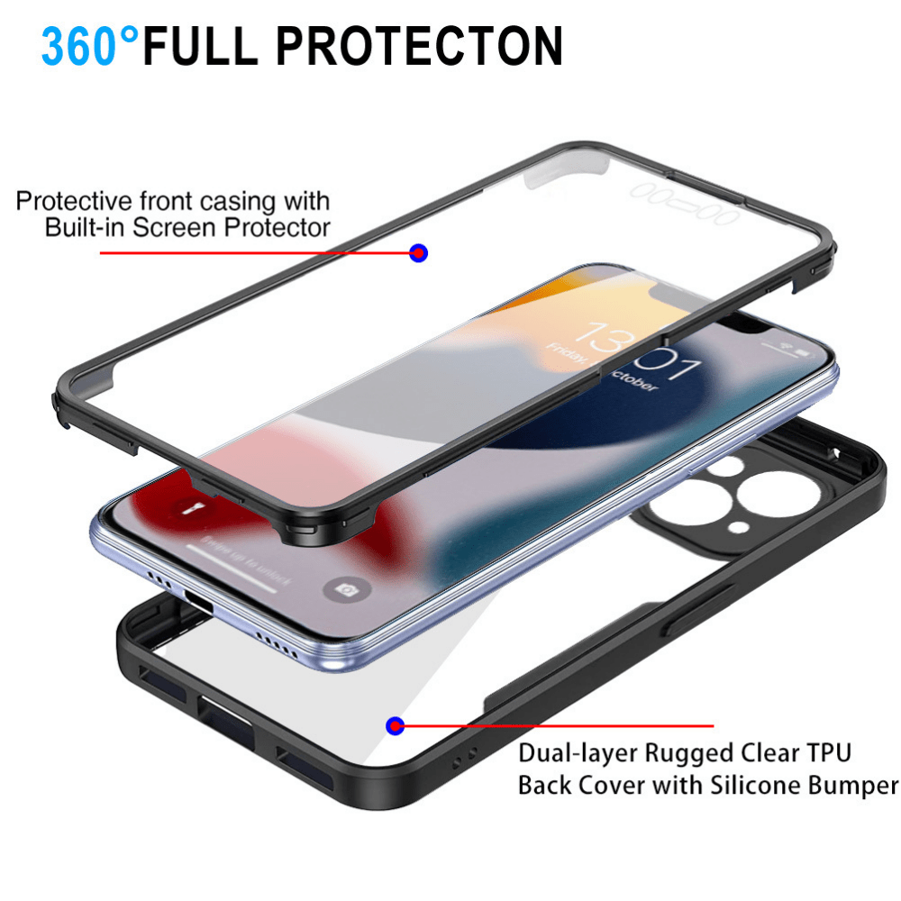 For Apple iPhone 12 Mini Case 360 Full Body Protection Front Back