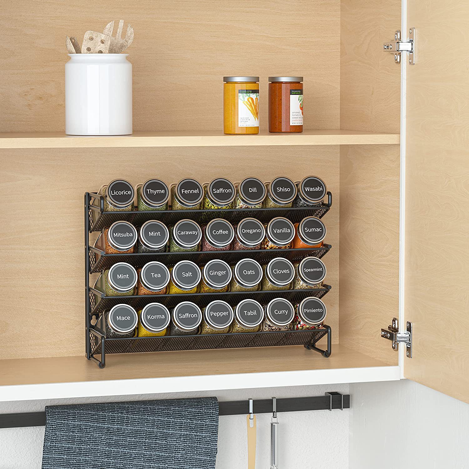 Spice Rack Wall Mount Invisible Acrylic Wall Spice Rack Wall Mount Spice Rack Spice Rack Spice Rack Organizer Spice Rack for Door