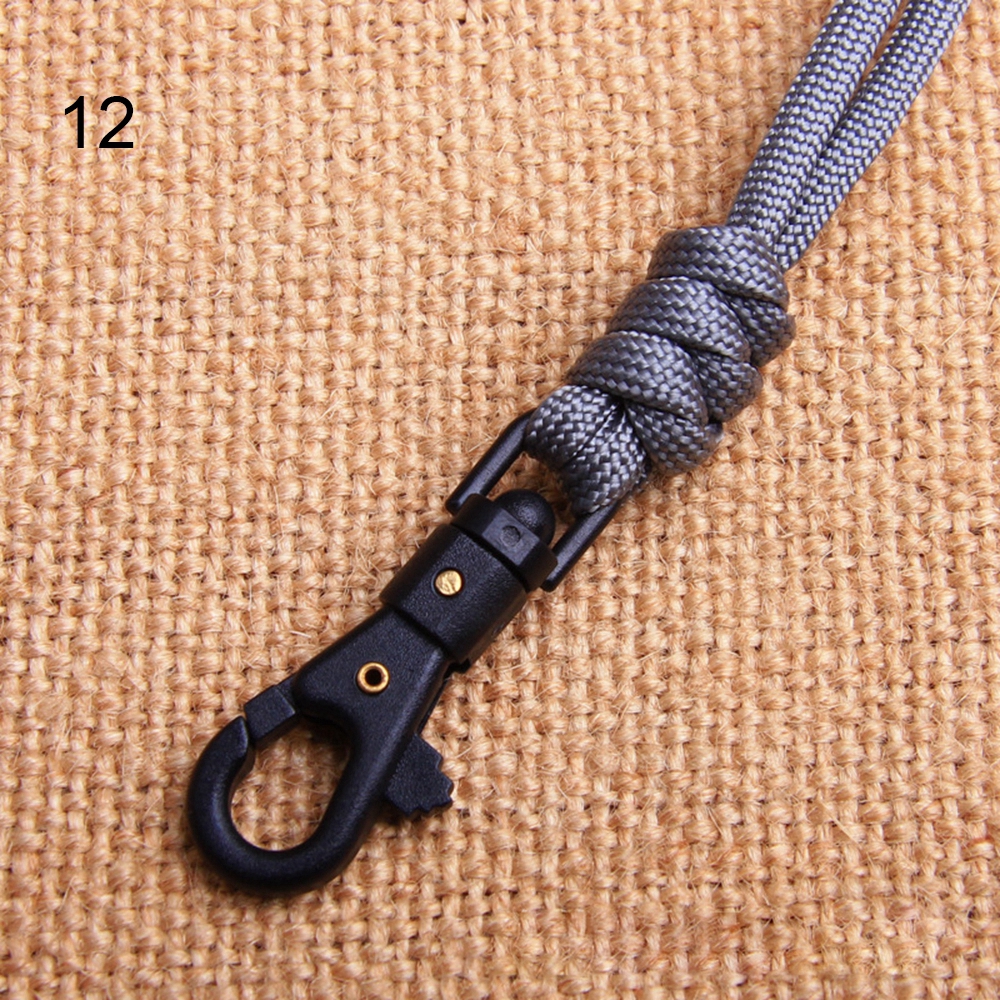 Retractable Safety Coiled Lanyard With Aluminium Alloy Carabiner