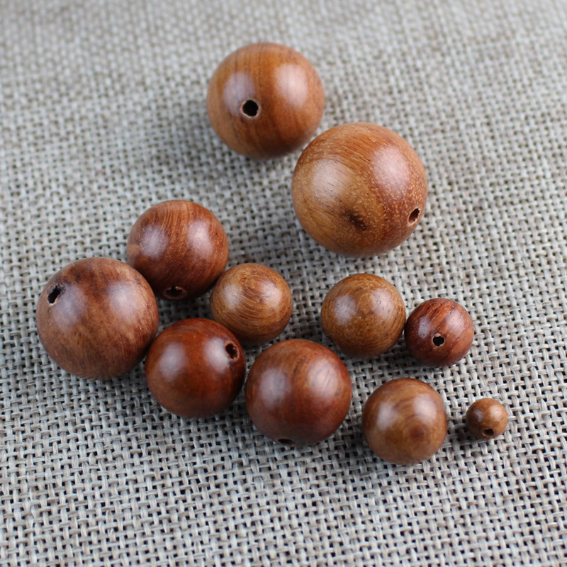 Natural Wood Beads 4/6/8/10/12/14/16/18/20mm Round Loose Spacer Wooden  Beads For Bracelets Making Jewelry DIY Crafts