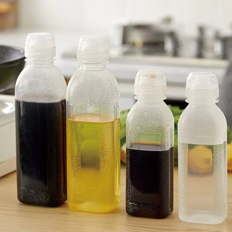 500ml Oil Bottle Kitchen Oil Spray Bottle Condiment Squeeze