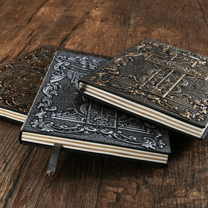 A5 3D Cross Notebook Bible Retro European Notepad Business Office Gift
