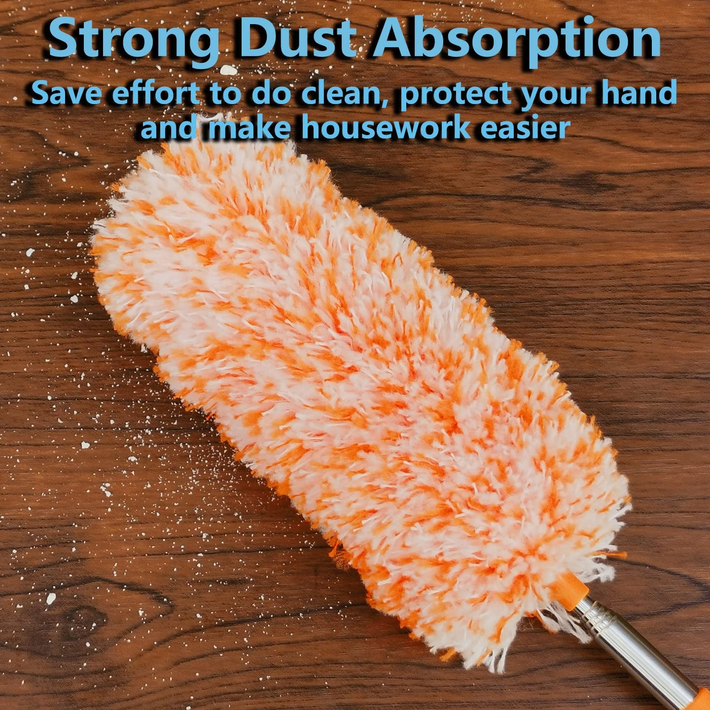 Soft & Bendable Microfiber Feather Duster Dusting Brush Home Car Cleaning  Tool