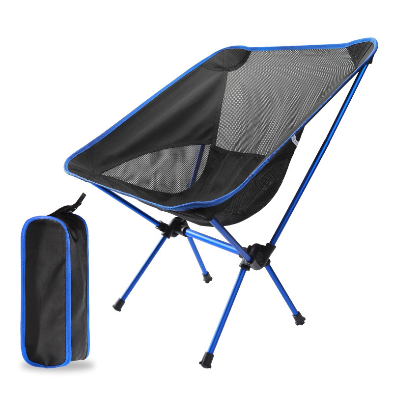 Babydream1 Outdoor Folding Camping Chair With Back Support Storage Bag Portable Beach Fishing Chair Travel Chair