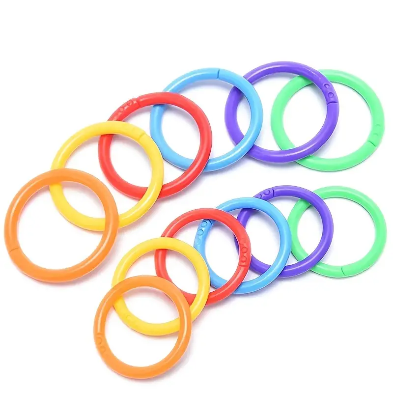 Diameter Plastic Loose Leaf Rings Multi color Binder Rings - Temu