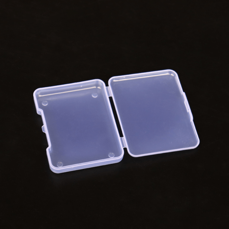 Transparent Plastic Boxes for Storage of Products Stock Image