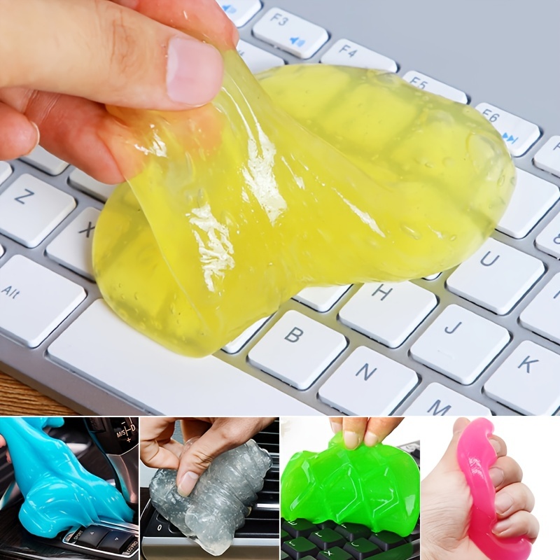 1pc Car Cleaning Gel Slime For Cleaning Tool, Car Vent Magic Dust Remover  Glue, Computer Keyboard Dirt Cleaner, Car Interior Cleaning Accessories Car  Accessories