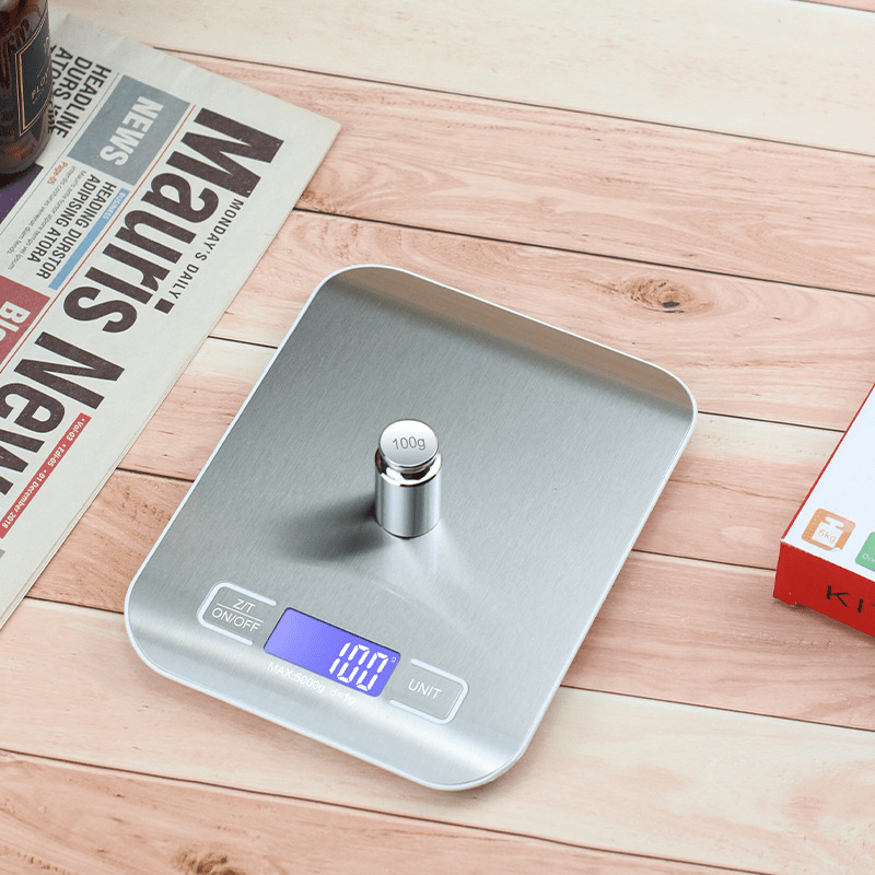 Portable Stainless Steel Electronic Scale For Kitchen, Baking, And Jewelry  - Accurate And Convenient Weight Measurement - Temu