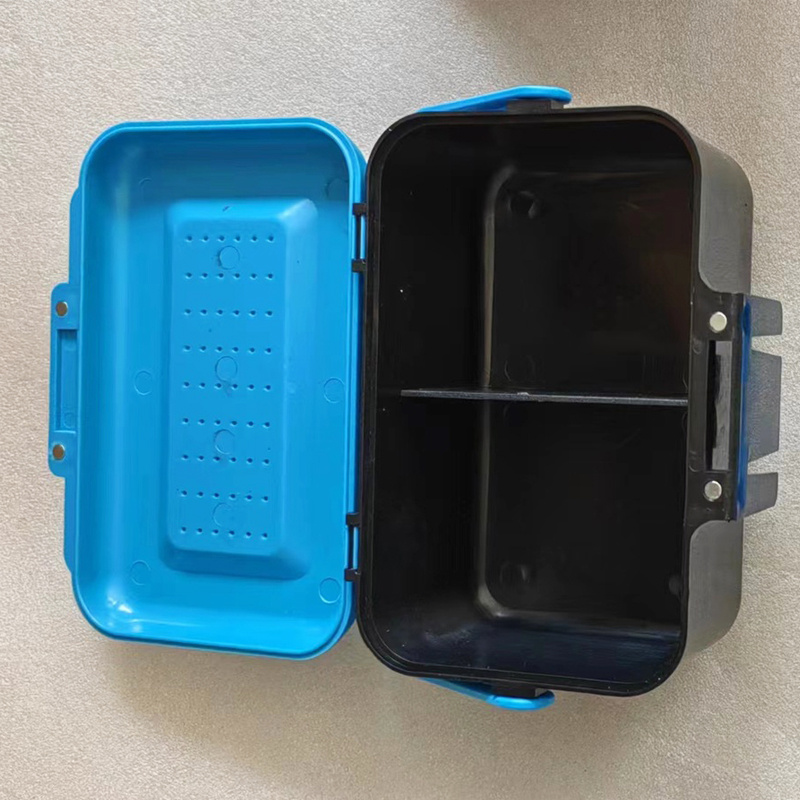 Red Worm Box Bait Case Portable Live Worm Box Fishing Tool - Temu