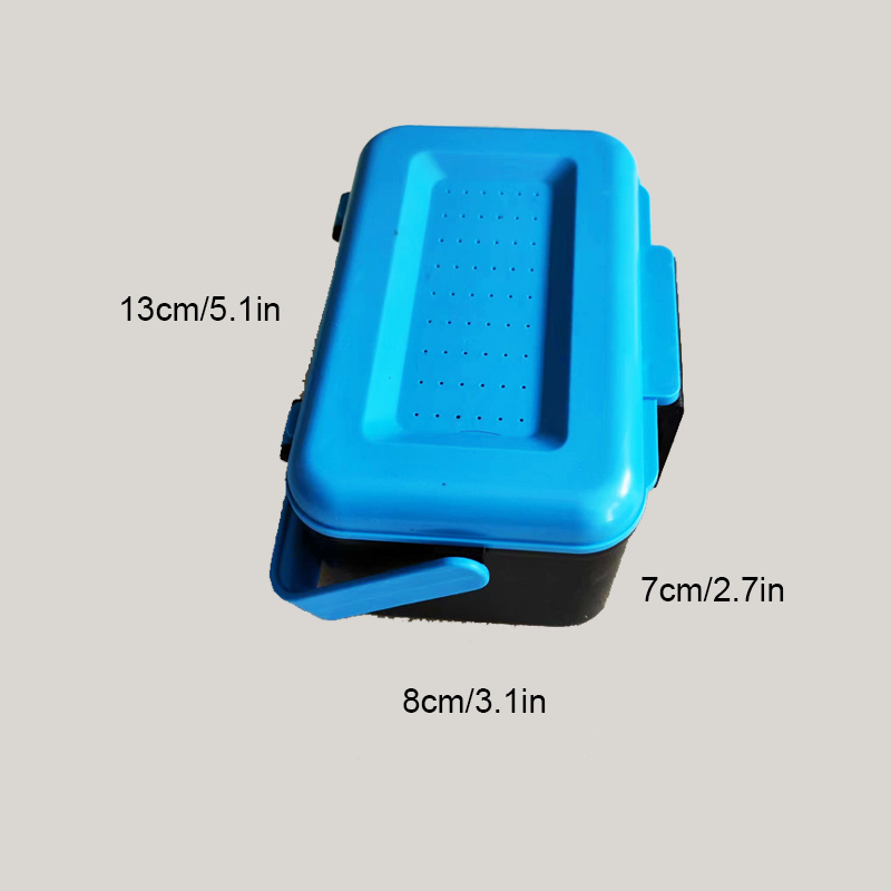 Red Worm Box Bait Case Portable Live Worm Box Fishing Tool - Temu