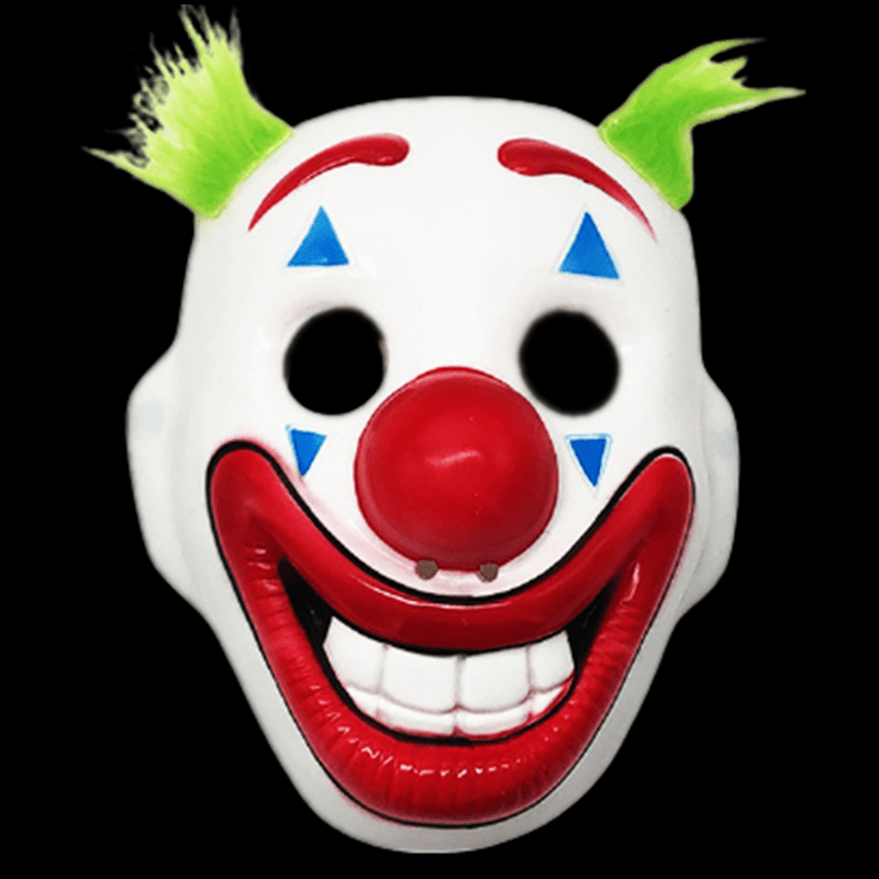 Movie Joker Arthur Fleck Cosplay Mask Clown Masquerade Halloween Scary