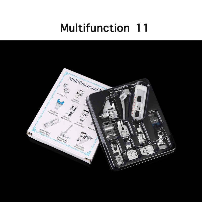 11pcs Sewing Machine Presser Feet Set With Storage Case For Brother Singer  Janome Babylock Kenmore Low Shank Sewing Machine