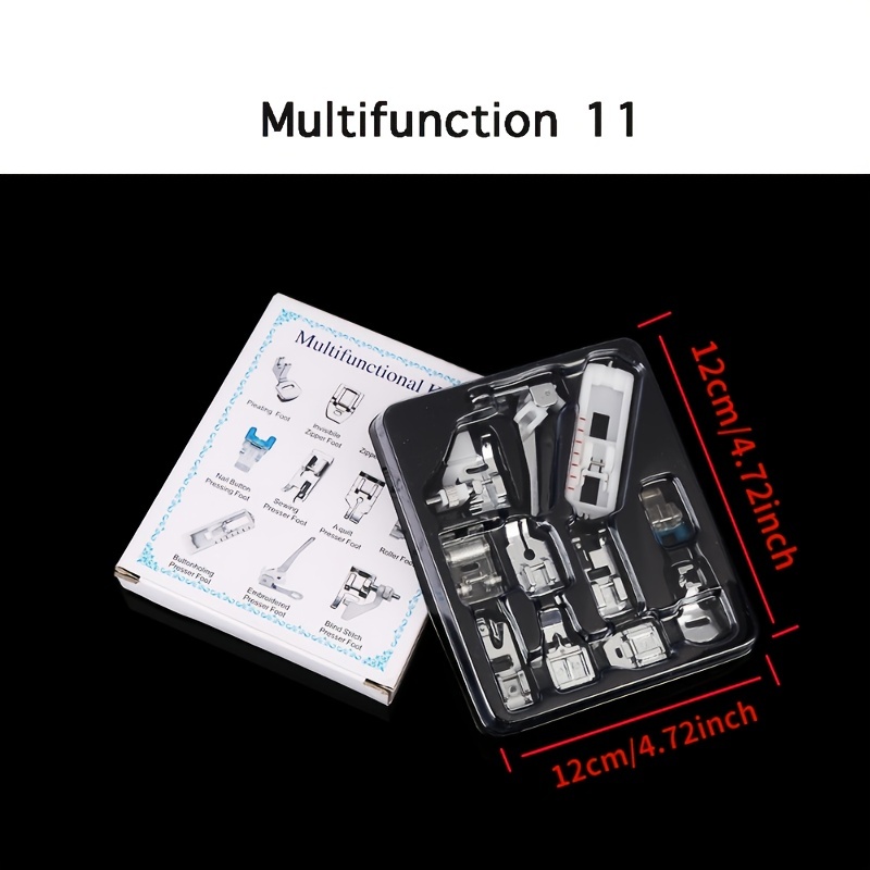 Sewing Machine Presser Feet, 16pcs Mini Household Sewing Machine Parts  Press Foot Sew Machine Accessories Kit Set For Singer, Brother, Janome