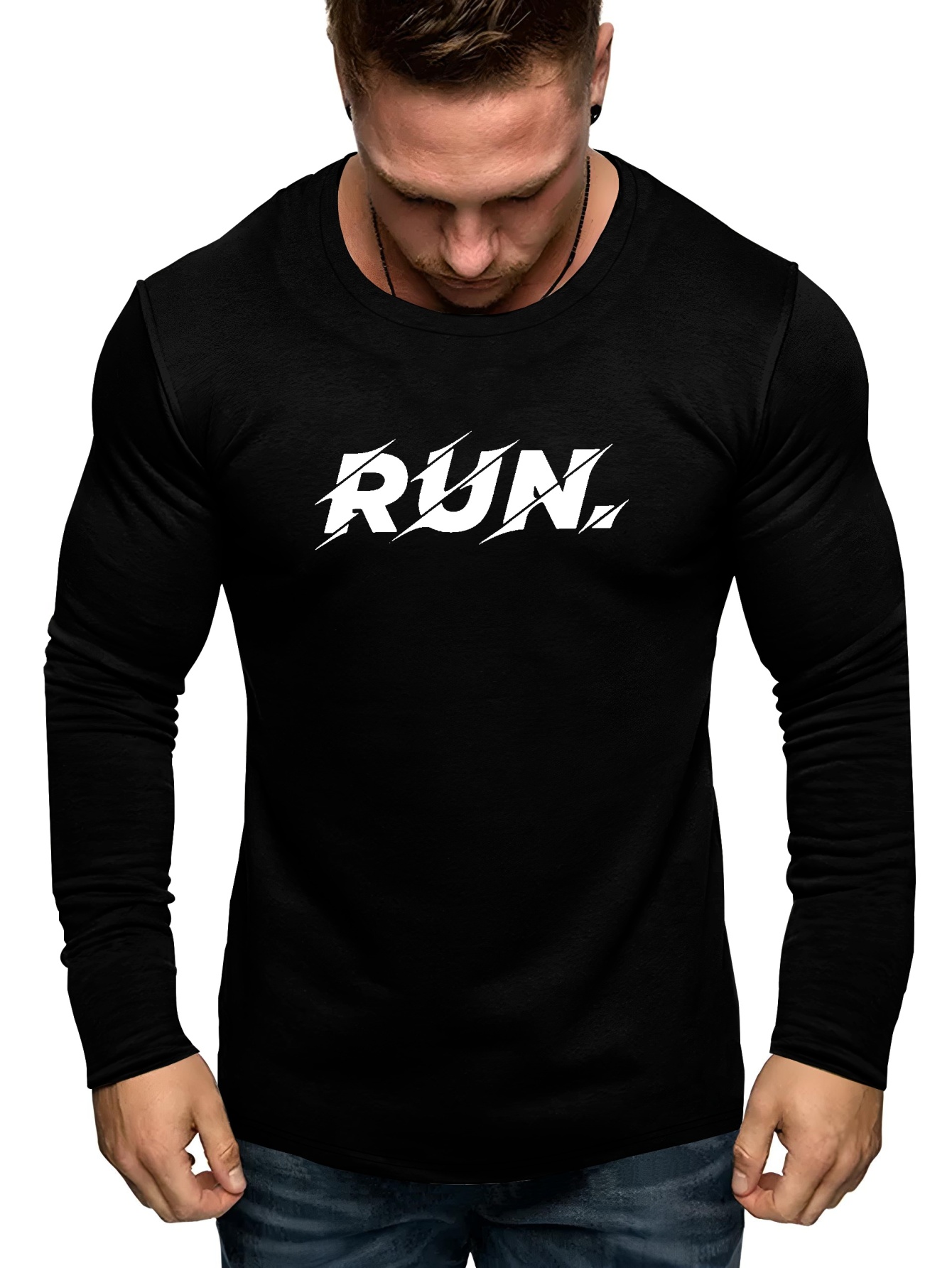 Summer Men's Running Breathable T-shirt Oversized 3D Printed