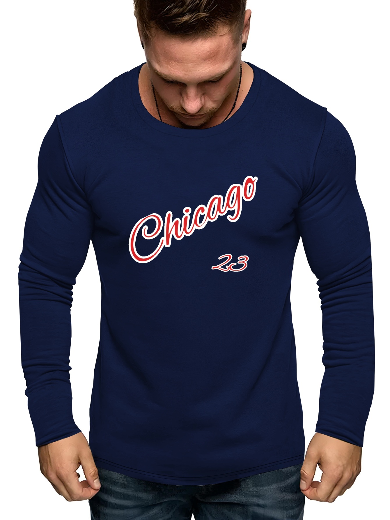 Chicago Cubs Spring Training 2023 3/4 Royal Blue Sleeve Raglan Unisex S