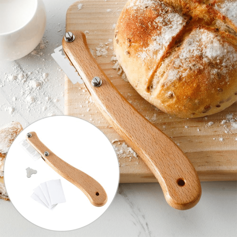 1 Set, Upgraded Bread Lame Knife Set - Perfect For Home And Bakery Use -  Cut Sourdough Bread's Pattern - Includes 5 Replacement Blades - Essential  Kitchen Gadget - Home & Kitchen - Temu Belgium