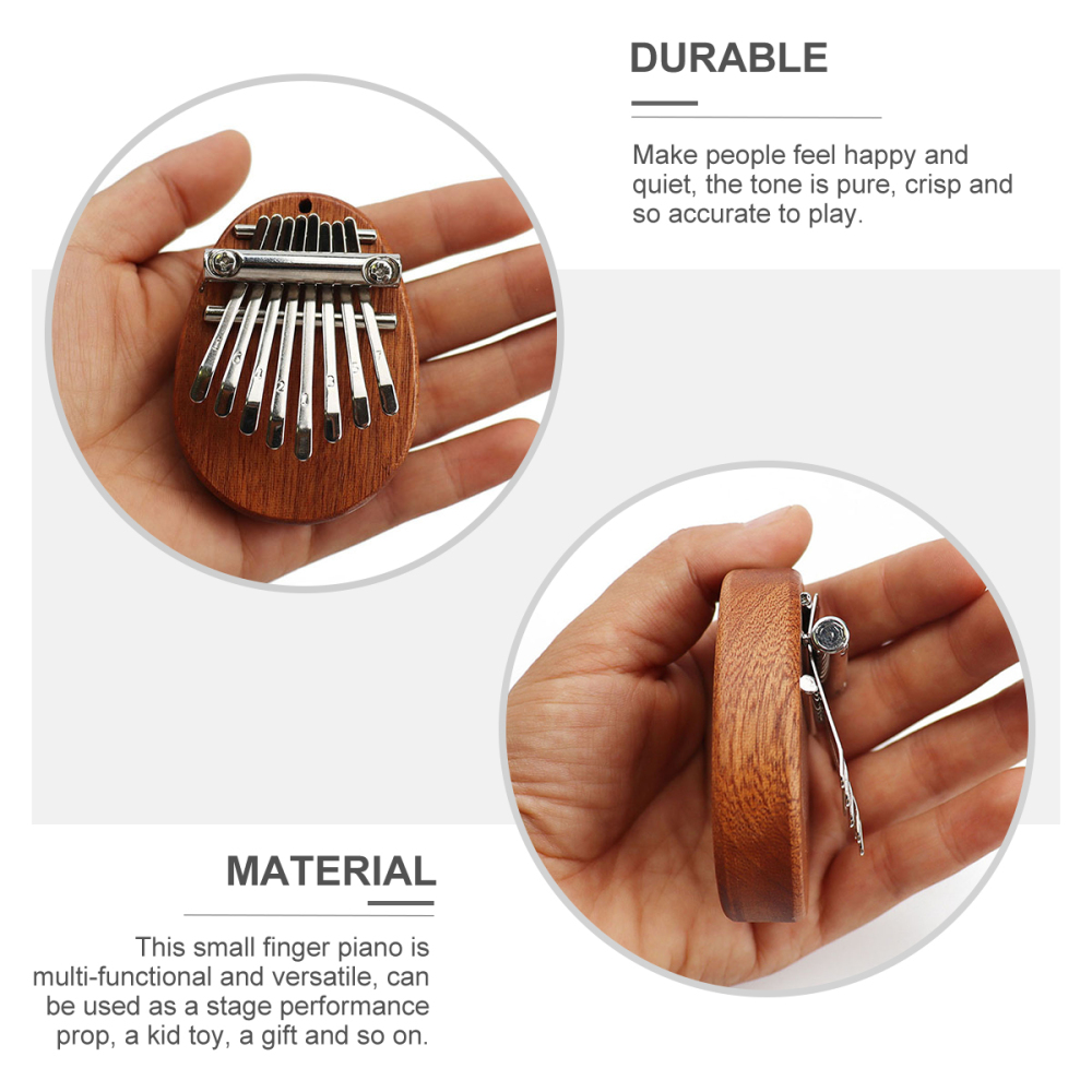 Mini Kalimba 8 Key Thumb Piano  Little Cute Finger Instrument