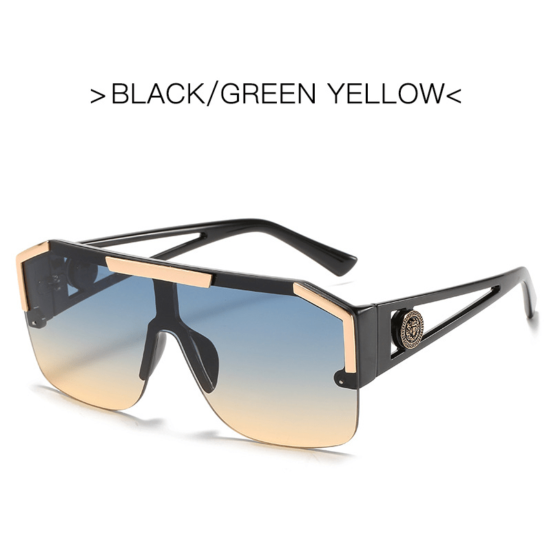 Men's UV400 One Piece Driving Sunglasses