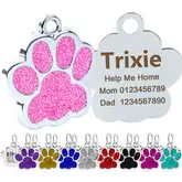 custom engraved pet id tag personalized dog and cat name tag for safety and style