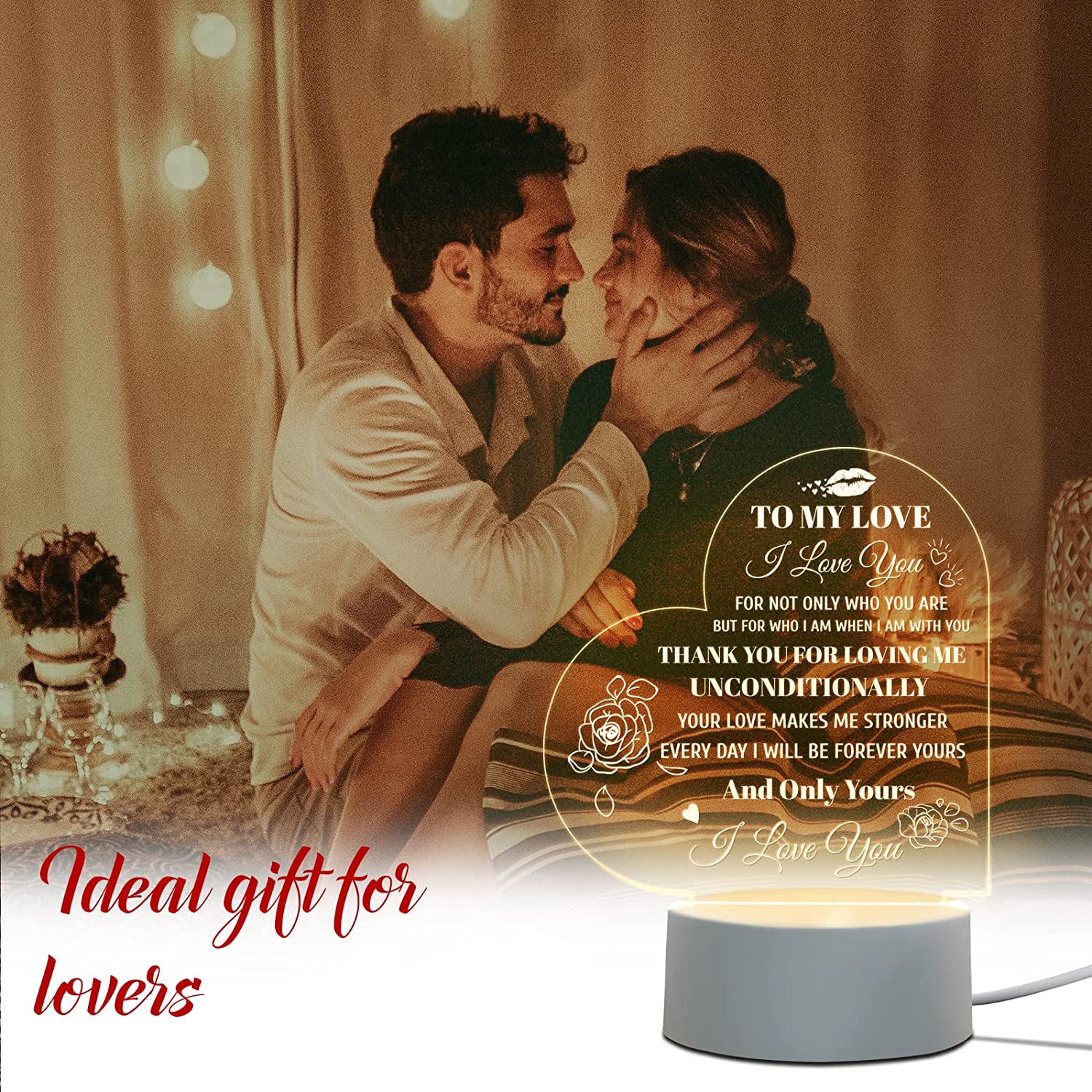 Gifts for Her - Anniversary, Christmas, Valentine, Birthday, Romantic Gifts for Her, Women, Girlfriend, Wife Gift Ideas from Husband Men Him