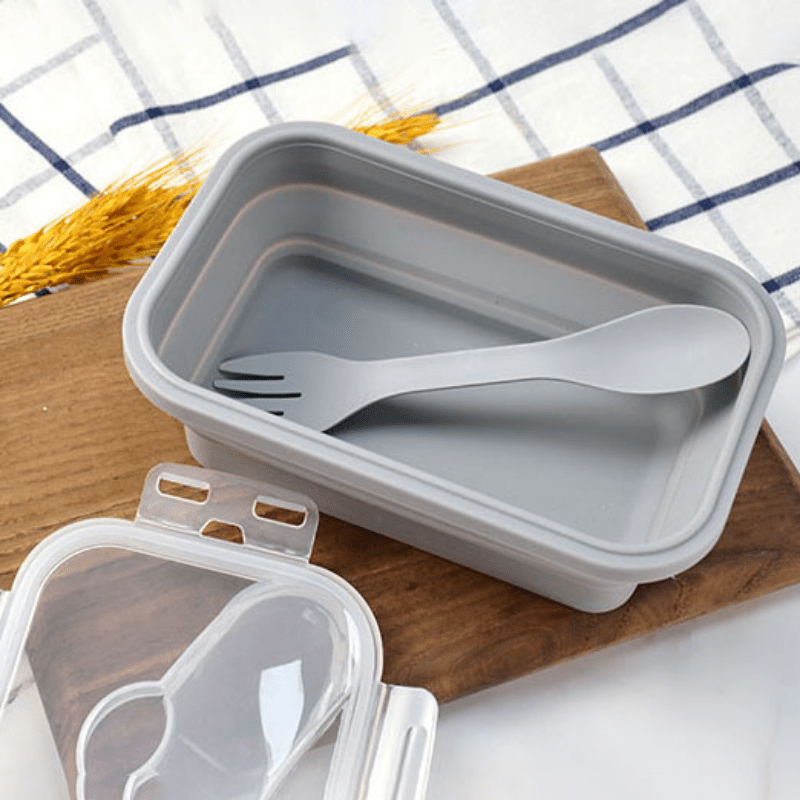 Silicone Food Storage Containers, Food Storage Lunch box Refrigerator  Transfer Oven Safe Food Storage Containers With Lids
