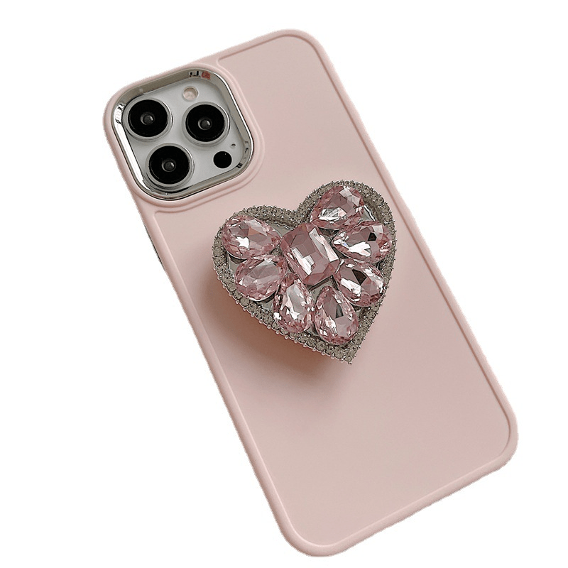 Glitter Phone Case With Ring Holder For Iphone 15 14 13 Pro Max - Temu