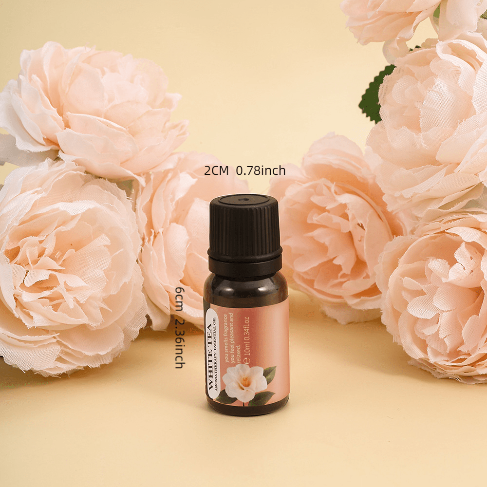 10ml Pure Plant Essential Oil For Humidifier Diffusers Mint Lavender Tea  Tree Rose Vanilla Sandalwood Jasmine Pure Nature Oil in 2023