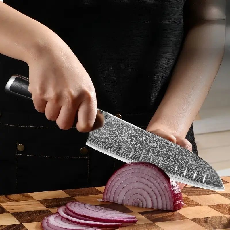 Chef Knife Professional Damascus Steel Kitchen Knives - Temu