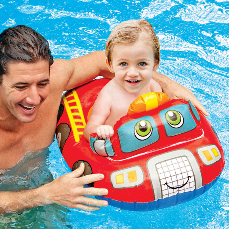 Summer Pool Float Inflatable Cute Car Float Swimming Raft - Temu United  Arab Emirates