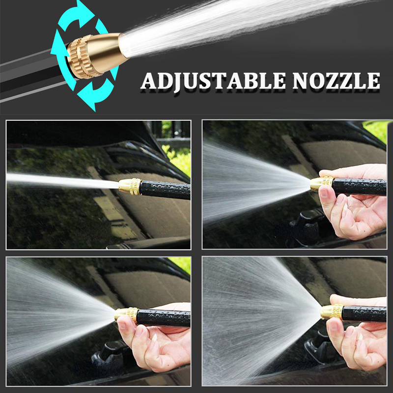 Stainless Steel Car Wash Hose With Coupler And 2 Nozzles - Temu