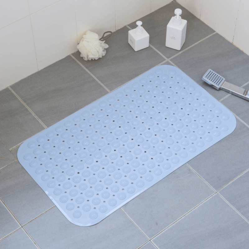 Anti-slip Shower Stall Mat, Bathtub Mats With Drain Holes And Suction Cup,  Foot Massage Shower Carpet For Home Bathroom, Bathroom Accessories - Temu