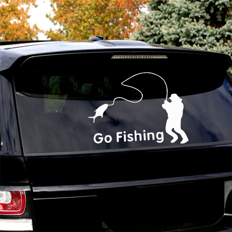 Vinyl Car Accessories Stickers Decor, Fly Fishing Stickers Car