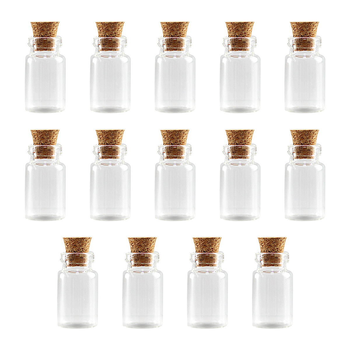 Mini Clear Glass Bottles Jars With Cork Stoppers, Tiny Glass Containers For Liquid  Storage, Sparkling Beads Containers For Party Decoration Or Diy Craft,room  Decor,home Decor - Temu