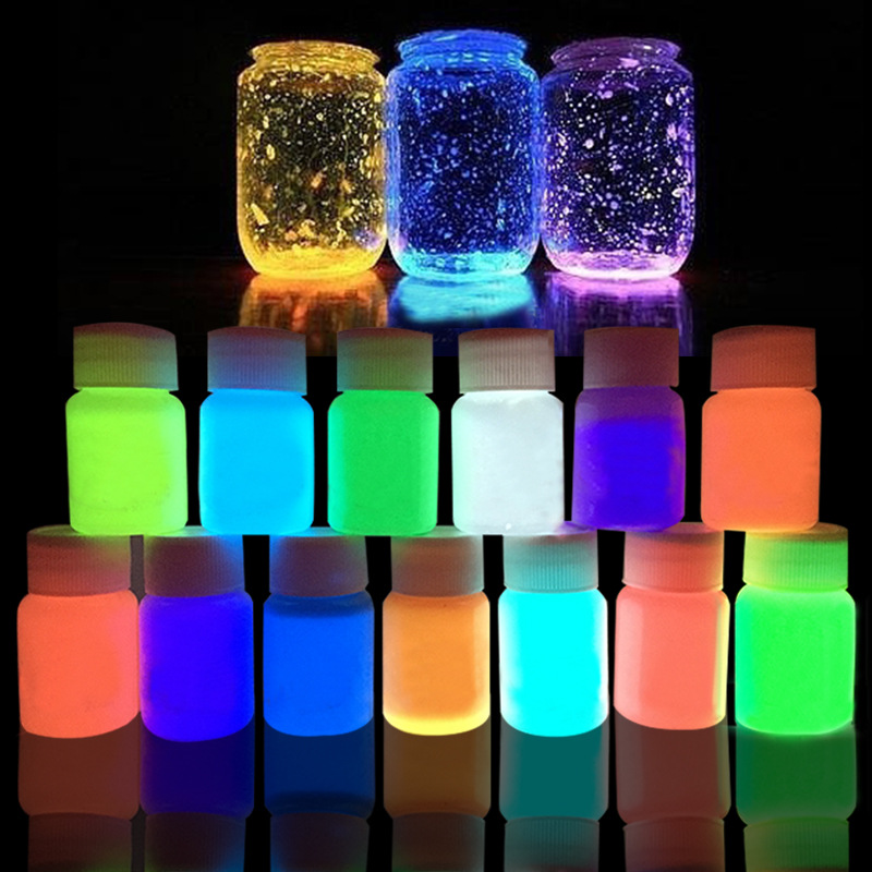 Glow-in-the-dark Paint With 12 Bright Colors, Black Light Paint, Neon Light  Craft Paint, And Long-lasting Fluorescent Paint Are Perfect For Diy  Projects Such As Halloween, Easter, And Christmas Decorations - Temu Norway