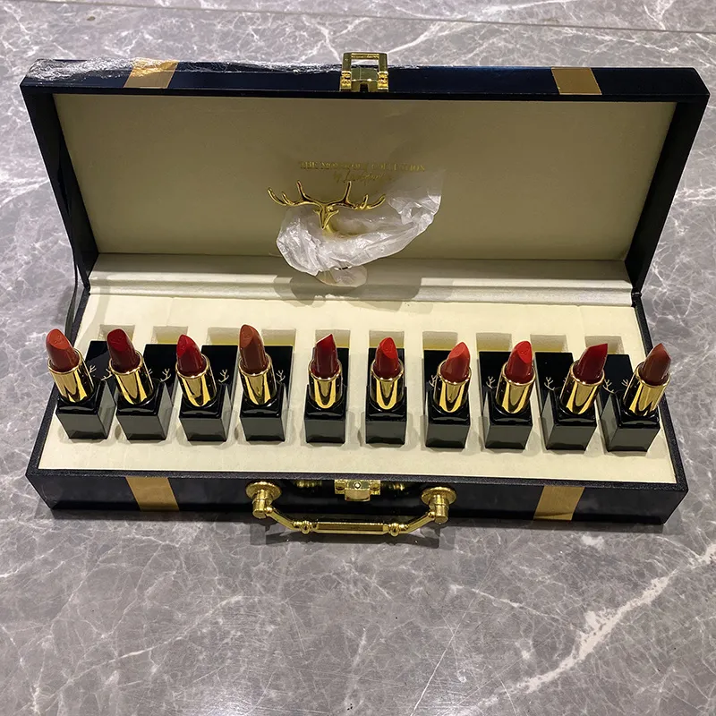 Moisturizing Lipstick Set - Wooden Box Lip Gloss Collection For Nude Makeup  Kits - Perfect Birthday Or Anniversary Gift - Temu Croatia