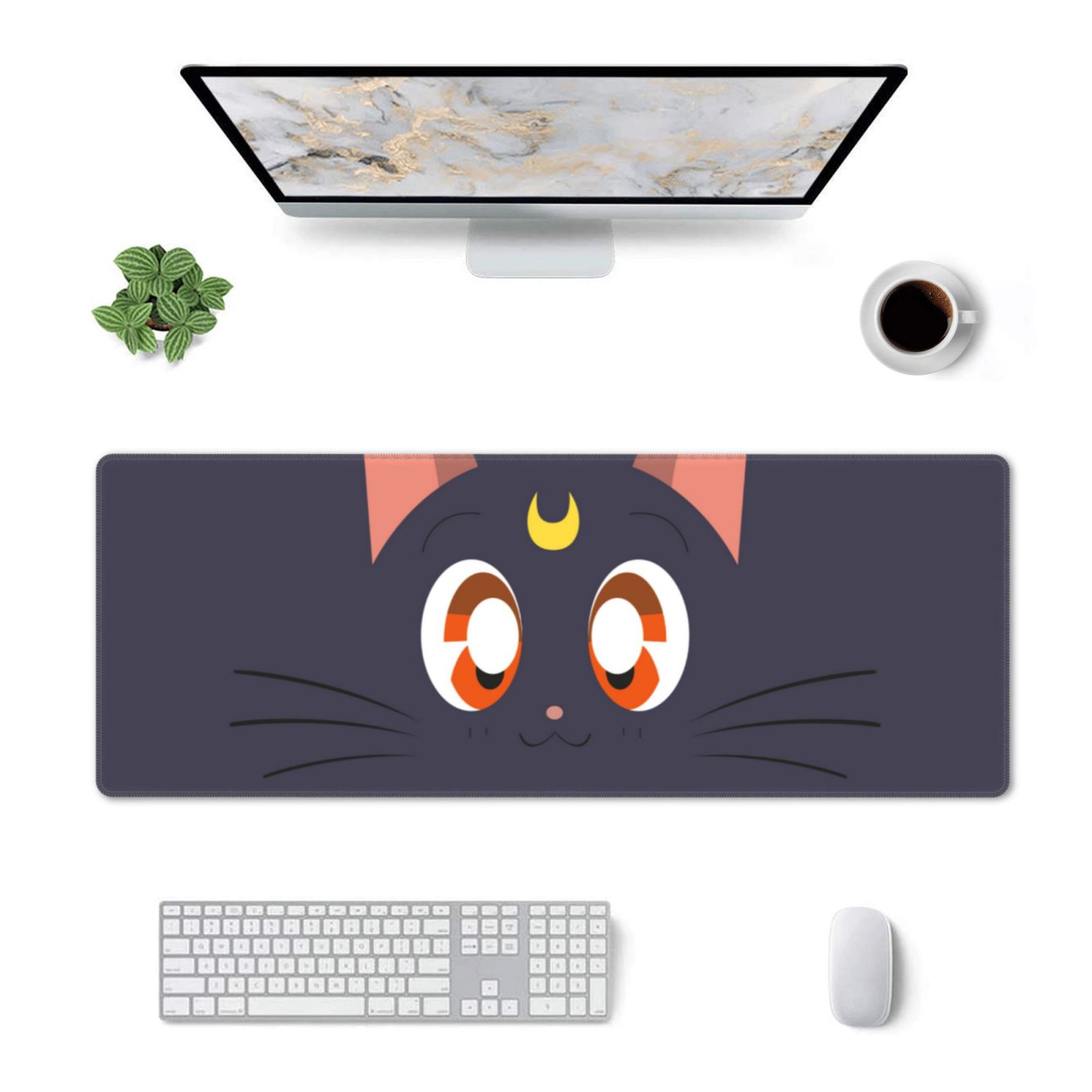 Lindo Kawaii Girly Mouse Pad Gaming, Girl Extra Large Full Desk Mat  Extended Mousepad XXL Computer Desktop Big Keyboard Pad Para Decoración De  Oficina En Casa Accesorios, 35.4 X 15.7 Pulgadas - Temu Chile