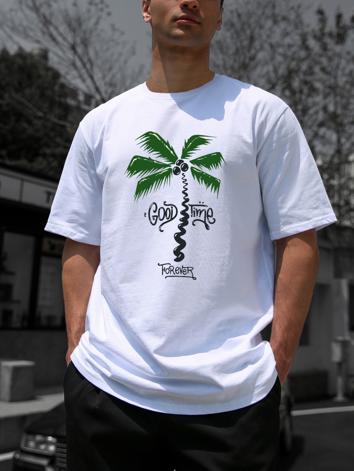 Palm Angels logo-print T-Shirt White