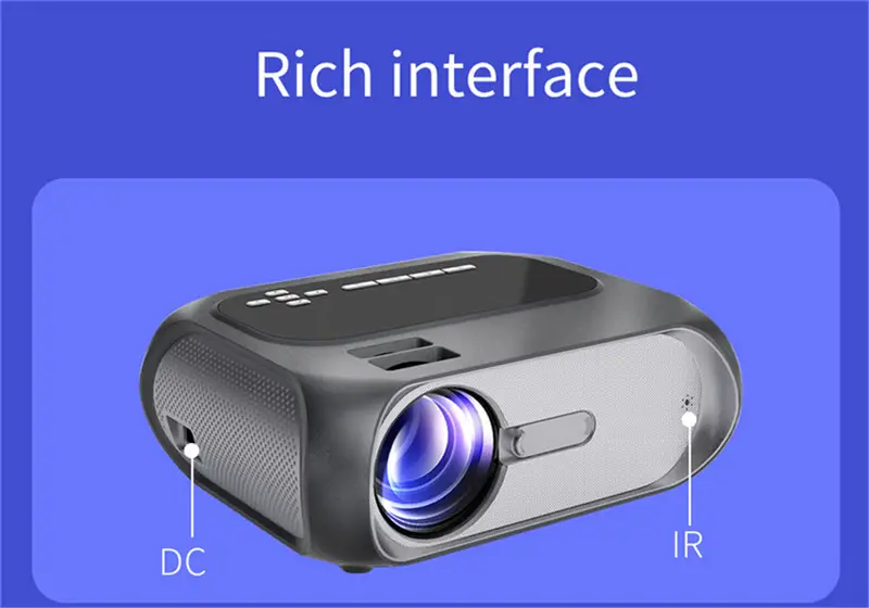 t7 us 720p hot sale hd home theater mini portable intelligent projector pocket digital projector details 5