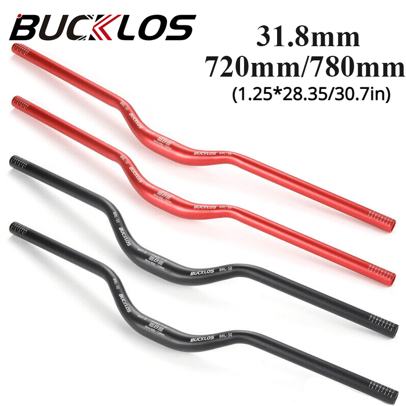 durable aluminum alloy mountain bike riser bar with 30 50 90mm rise enhance your riding experience