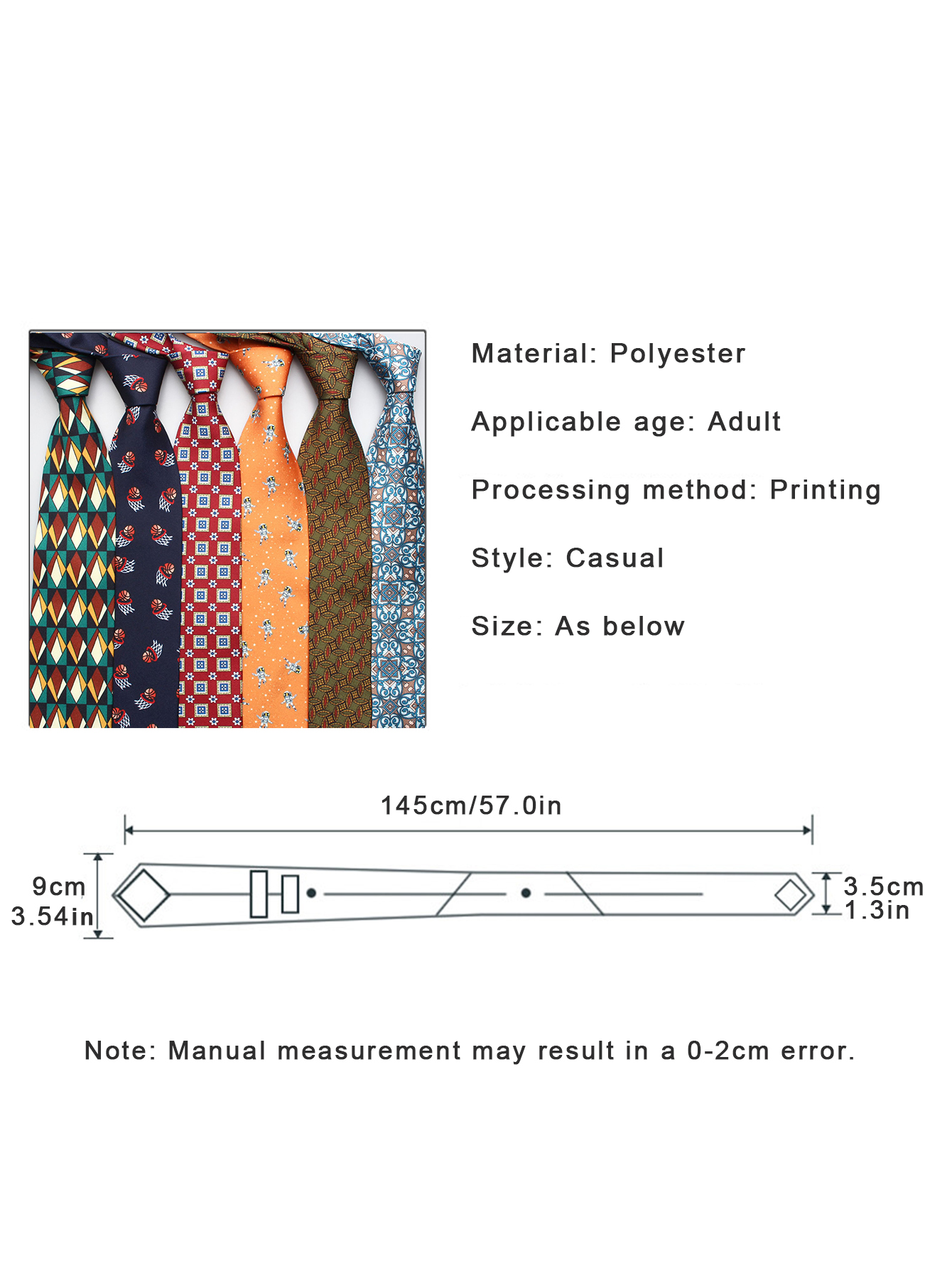 Polyester Wedding Tie, Men Ties Printed, Polyester Neckties