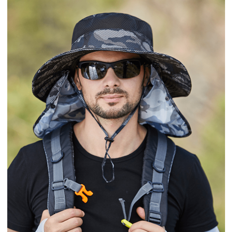 Wide Brim UV Protection Fishing Hat for Men