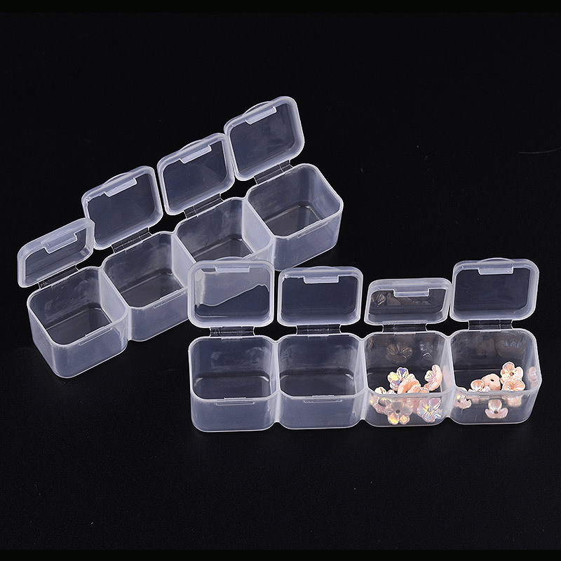 28 Grids Plastic Craft Organizer Case, Diamond Storage Box