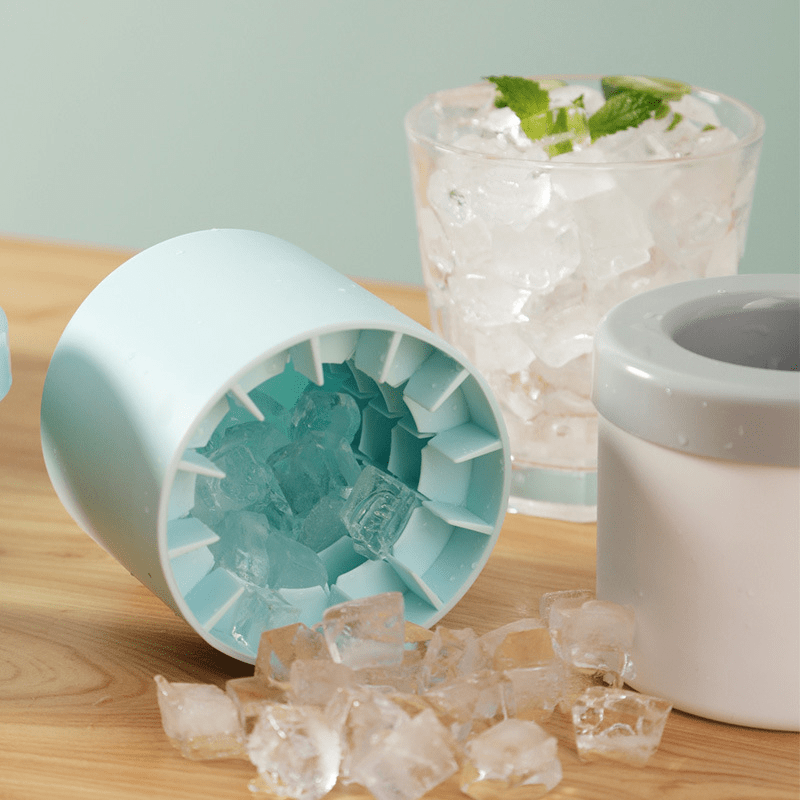 Cylinder Ice Tray, Silicone Ice Cube Mold, Silicone Ice Cube Cup, Ice Cup  Ice Storage Box, Mini Cup Ice Bucket Ice Box, 3d Ice Cubes Maker, Ice Maker Ice  Tray For Festival