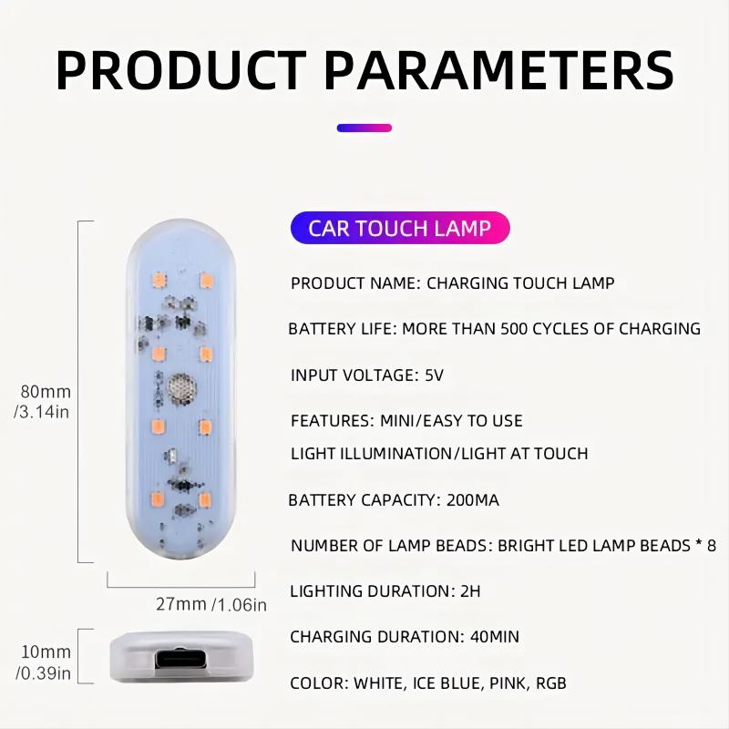 Anykuu Éclairage LED Voiture Intérieur Étanche Télécommande sans fil 8  Couleurs de Lumière Neon Auto 4 Modes d'Induction Musicale Éclairage  d'ambiance