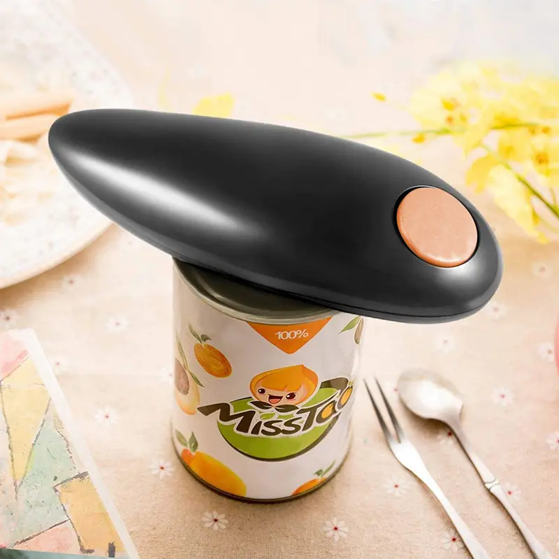 Automatic Electric Can Opener - Effortlessly Open Cans And Bottles