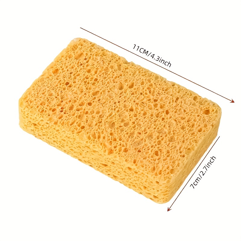 Premium Photo  Dish washing sponge, dishcloth and scrub pad on wooden  background