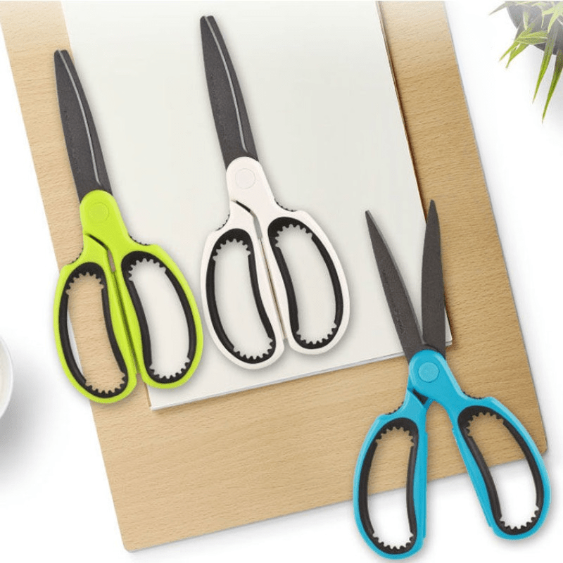 Stainless Steel Office Scissors Teflon Anti rust Anti stick - Temu