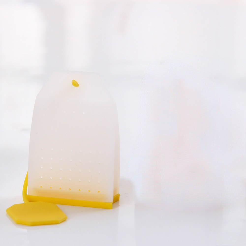 1pc Silicone Tea Bag Transparent Tea Filter Bag Tea Leak Silicone Bag Tea Maker