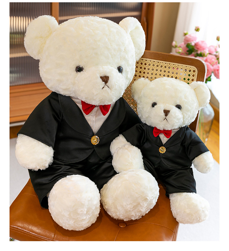 1pc Peluche Oso Teddy Bear Lindo Vestido Novia Muñeca Oso - Temu